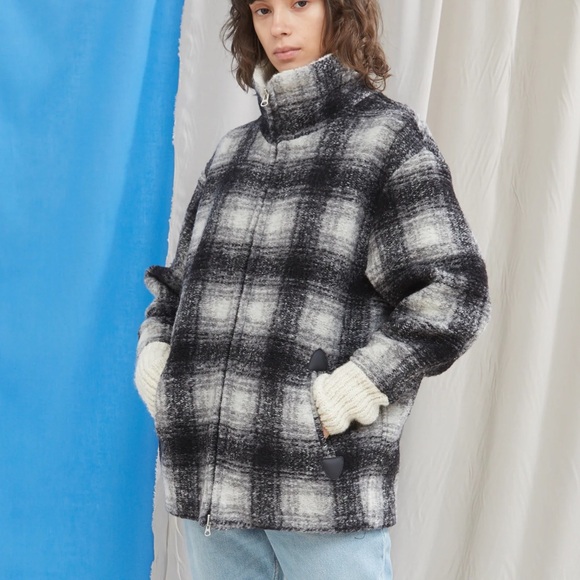 ❤️Isabel Marant Checked Wool Plaid Jacket Shacket Coat❤️ - Picture 1 of 3